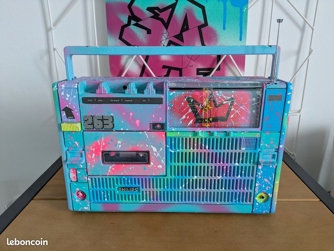 Philips 22RR263 Radio Kassetten Ghettoblaster Vintage