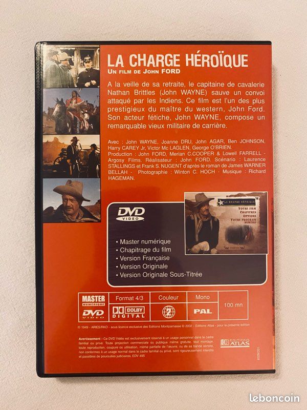 Dvd La Charge Héroïque (John Wayne) (image 2)