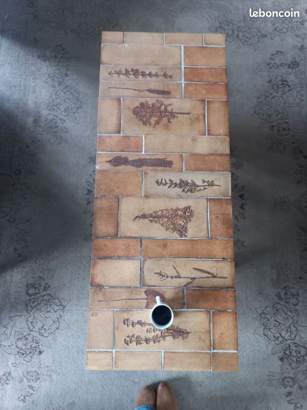 TableTable basse à carreaux roger Capron pour Vallauris (image 1)