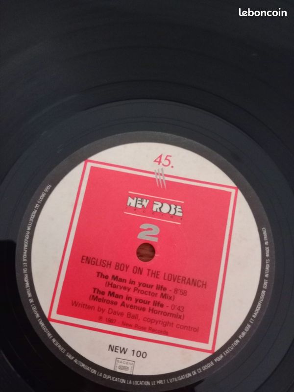 Vinyle Maxi 45T English Boy on the loveranch (image 6)
