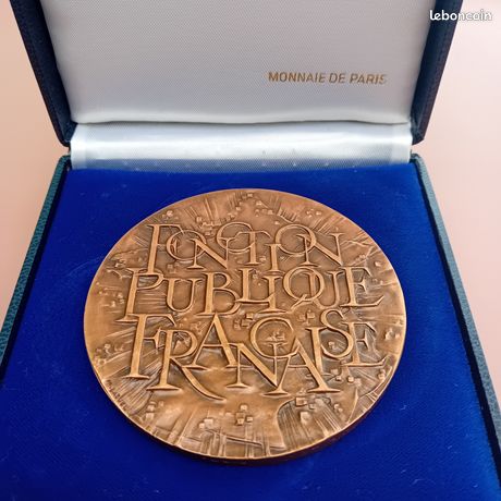 GRANDE MÉDAILLE Bronze RÉPUBLIQUE FRANÇAISE par Hippolyte LEFÈBVRE