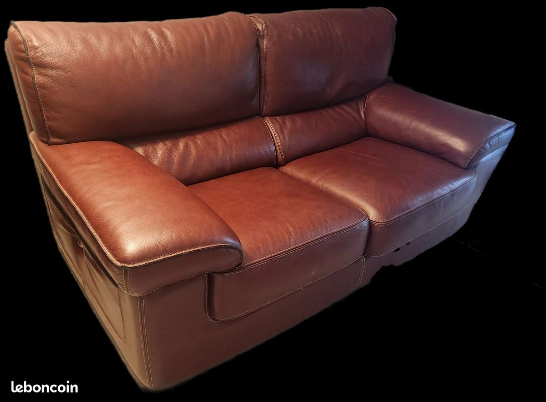 Achetez canapé cuir relax occasion, annonce vente à L'Oie (85) WB170408584