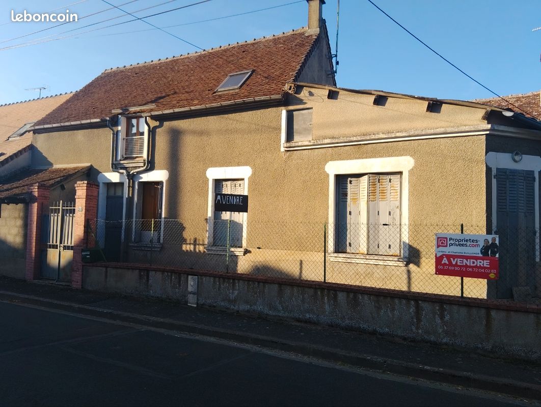 Maison 4 pièces 65 m² · à Chabris · 65 m² · 55 000 €