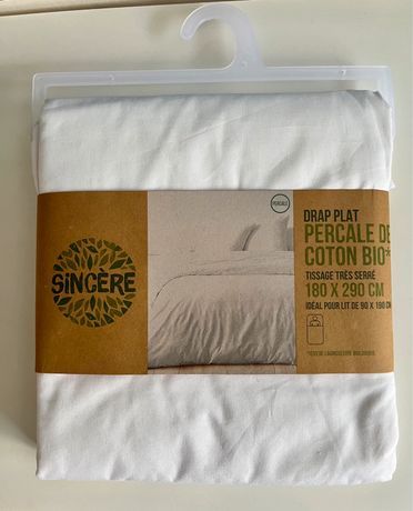 Linge de lit coton biologique d'occasion - Annonces linge de maison  leboncoin