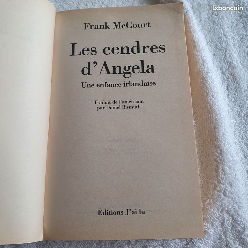 Livre Les cendres d'Angela une enfance irlandaise roman (image 10)