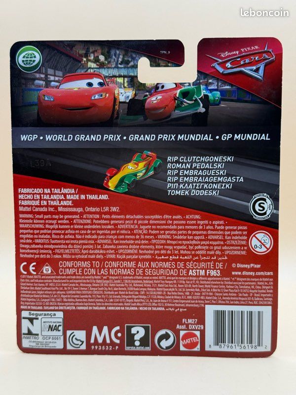 Mattel Cars - Vehicule nageurs Rip Clutchgoneski / Romain Pedalski - Voiture | Achetez sur Mattel Cars - Vehicule nageurs Rip Clutchgoneski / Romain Pedalski - Voiture | Achetez sur