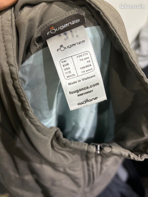 Veste sans manches, fouganza marron (image 3)