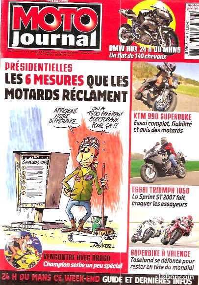 MJ 1757 KTM 990 super Duke TRIUMPH 1050 Sprint ST ABS 30 ans de 24H du MANS SUZUKI GSX-R 1000 Superbike Championnat de France Superbike (image 1)