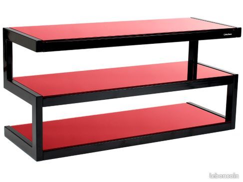 Meuble TV Norstone Esse rouge (image 1)