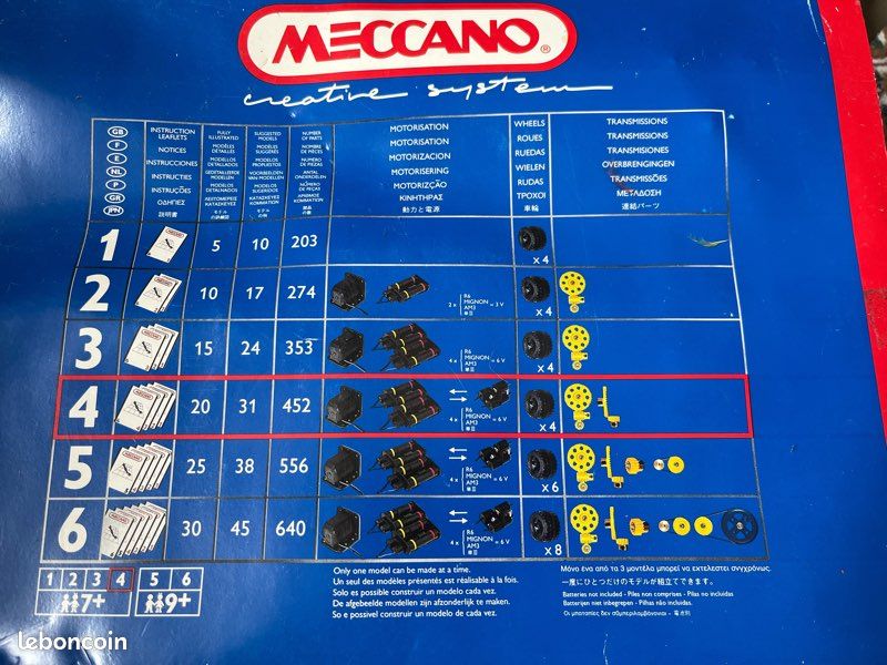 Meccano créative system avec moteur (image 2)