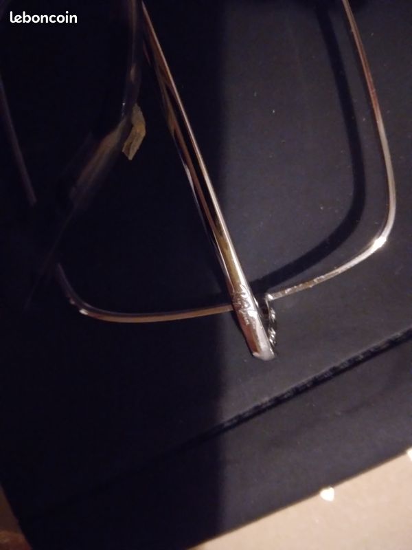 Lunette de vue monture métallique argenté Ray ban (image 2)