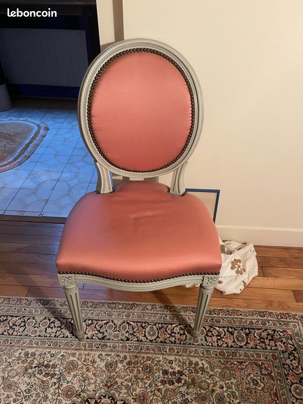 Fauteuil médaillon style Louis XVI 16 (image 1)