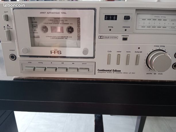 Platine Cassette Continental Edison LE 9060 – Lecteur Stéréo Vintage – Fonctionne