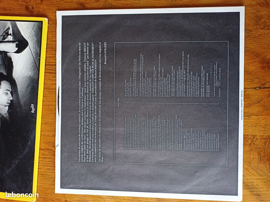 Vinyl bernard lavilliers (image 4)