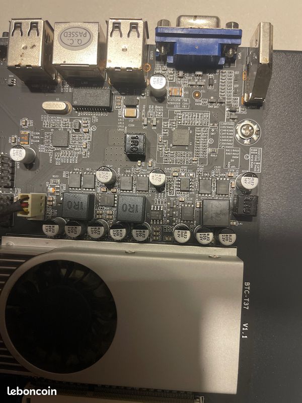 Chassis RIG Minage 8 GPU avec Carte Mère BTC T37 v1.1 - Accessoires ...