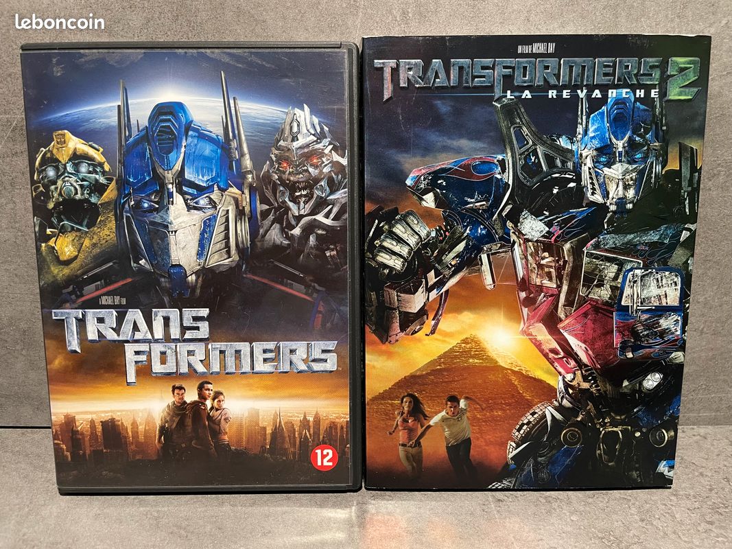 đ€Lot de 2 DVD Transformers + Transformers 2 La Revanche â Science-Fiction â TrĂšs bon Ă©tatđ€ (image 1)