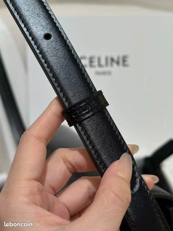 CELINE triomphe teen (18,5cm) cuir agneau (image 7)