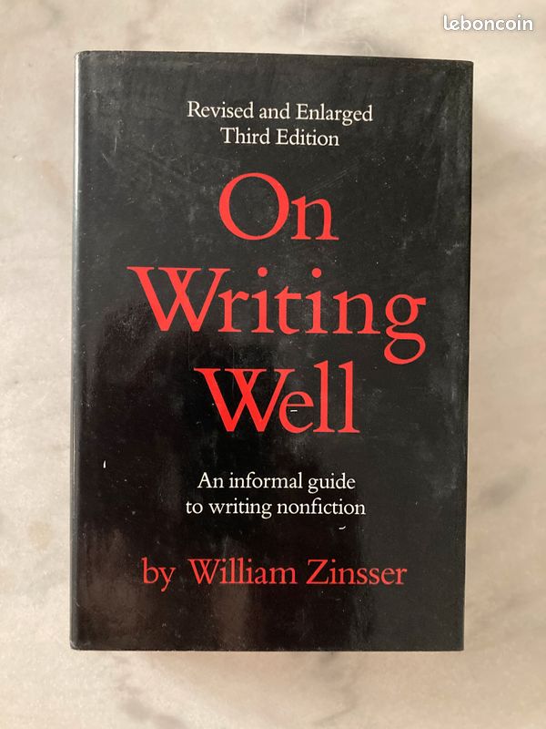 On writing well. W. Zinsser (image 1)