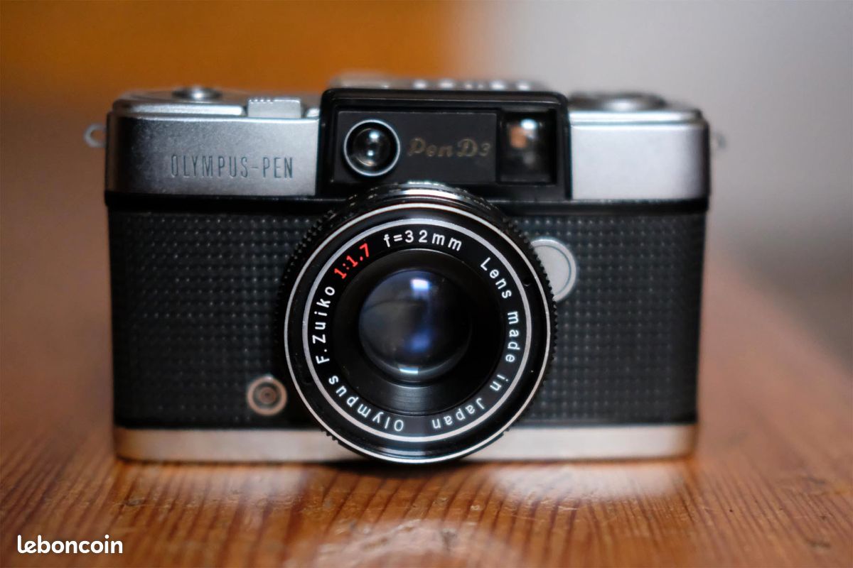 Appareil Photo Argentique Olympus Pen D3, Demi-format, Années 60, Très Bon état