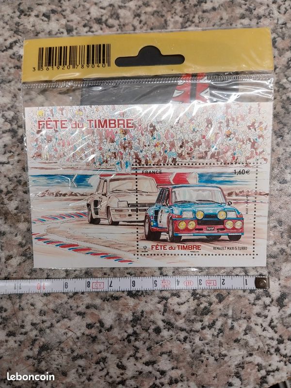 Timbre de collection Renault maxi 5 turbo (image 2)