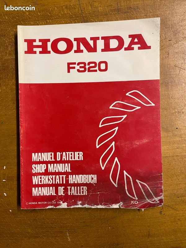Manuel d’atelier Motobineuse HONDA F320 (image 1)