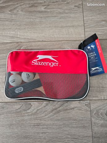Lot De 3 Balles De Tennis Vintage Slazenger - Rouge Chaud - Occasion UK
