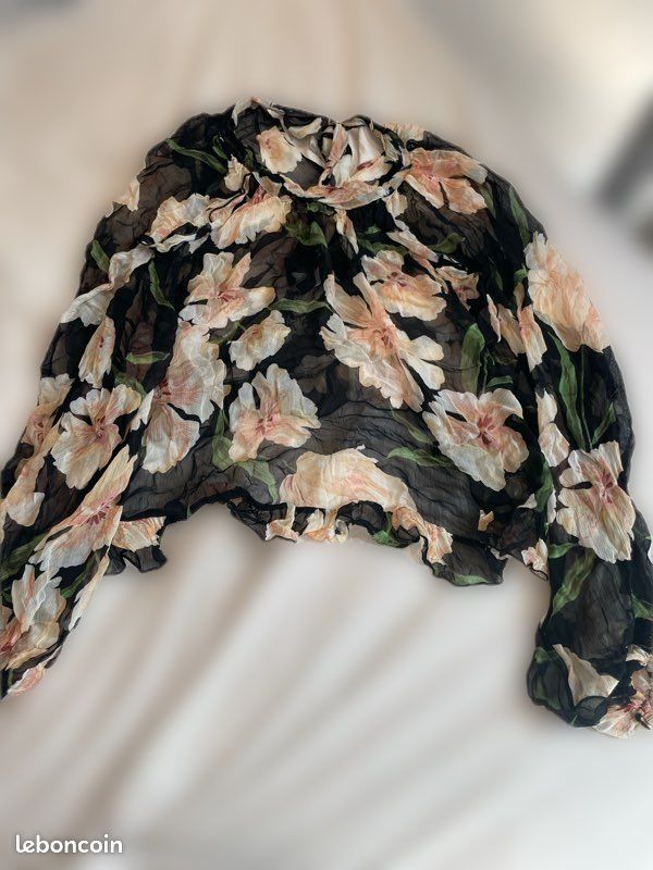 Top fleuri mango taille L 8 (image 1)