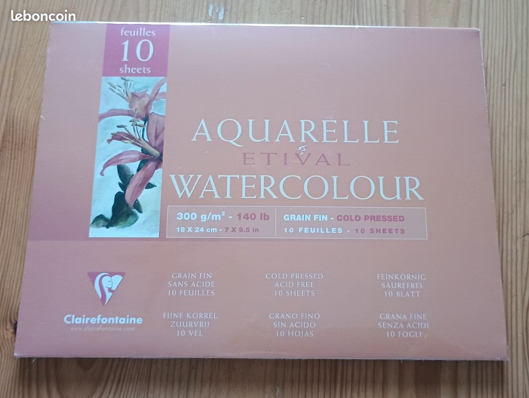 AQUARELLE set NEUF Pinceaux - Godets - Papier et autres articles (image 14)