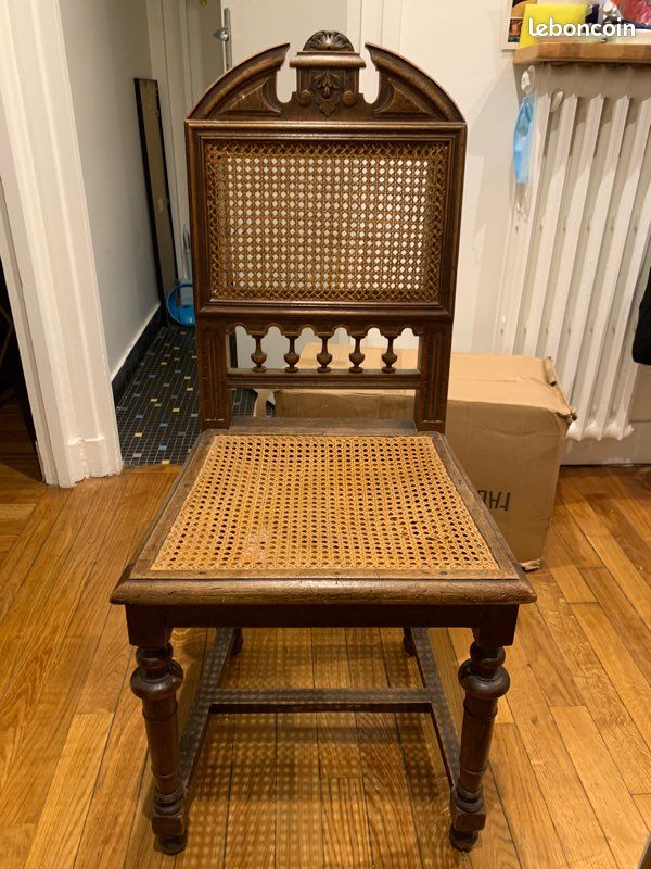 Chaise Henry II - assise en cannage (image 1)