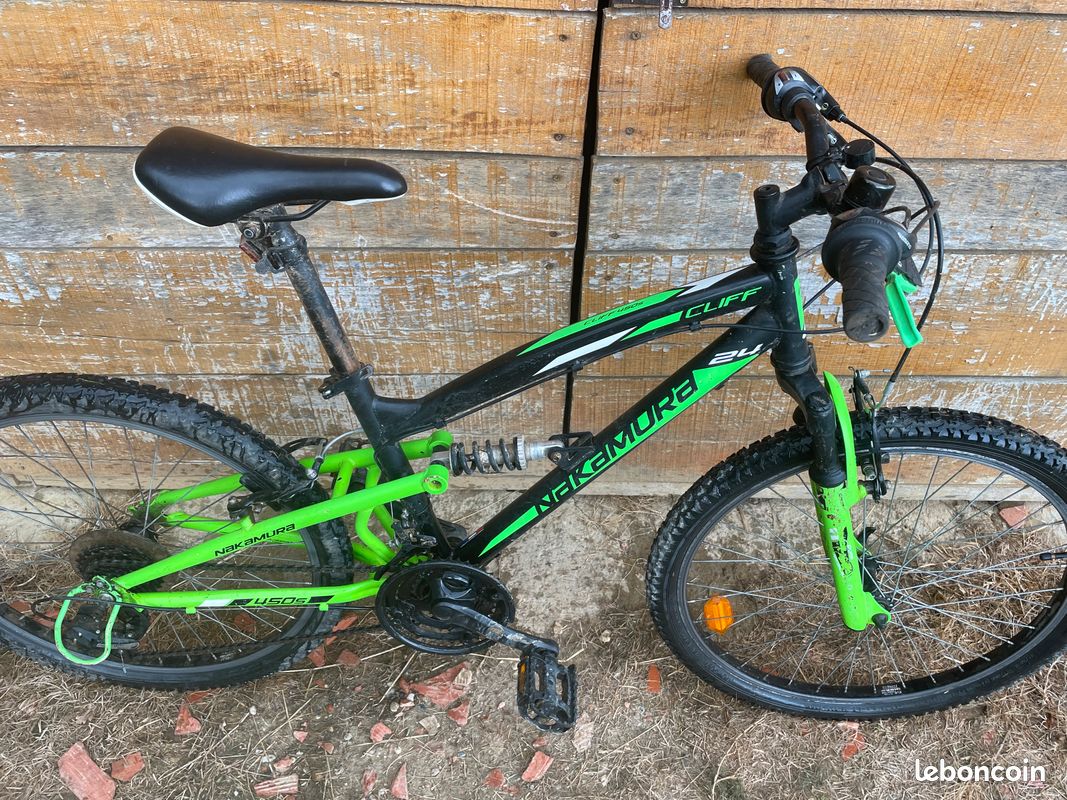 Nakamura Summit Velo Nakamura 20 Pouces Vert Velo Noir Et Vert