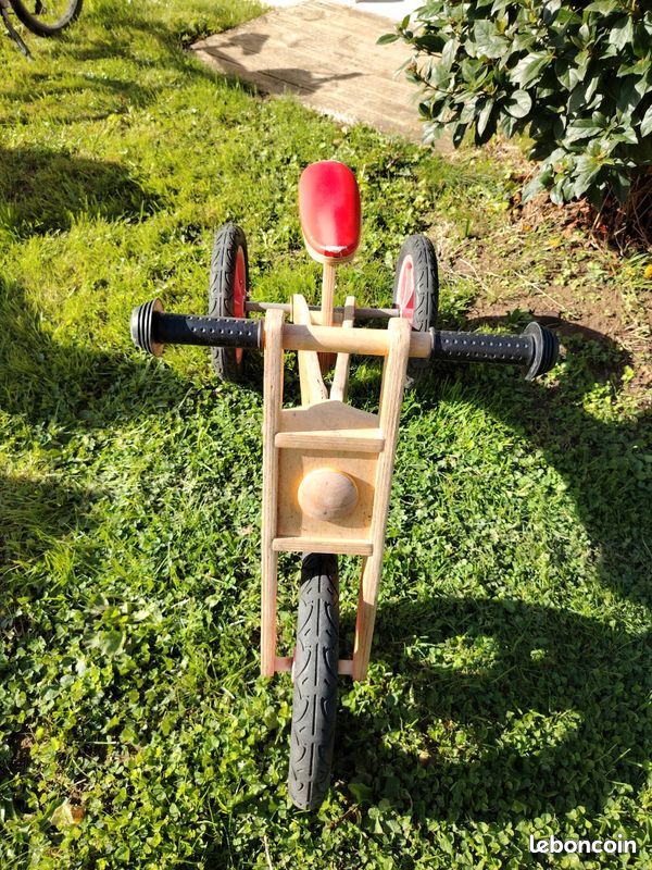 Draisienne en bois 3 roues (image 3)