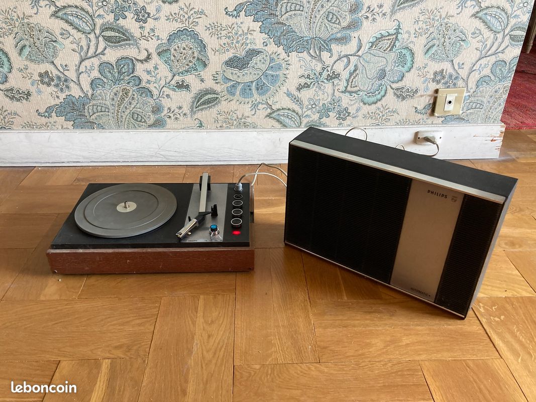 PLATINE VINYLE PORTABLE PHILIPS - non testée EUR 25,00 - FR