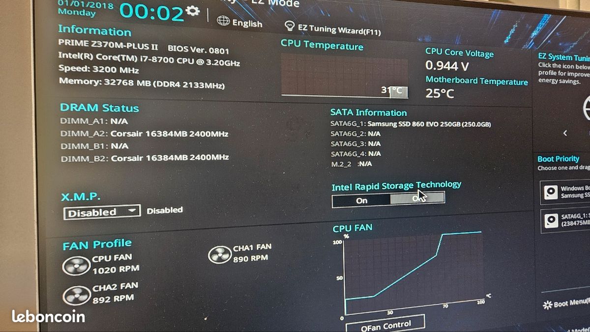 PC Gaming, Bureau GTX 1080 TI (image 3)