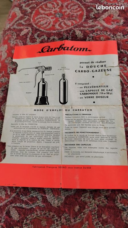 Ancienne affiche médical (image 1)