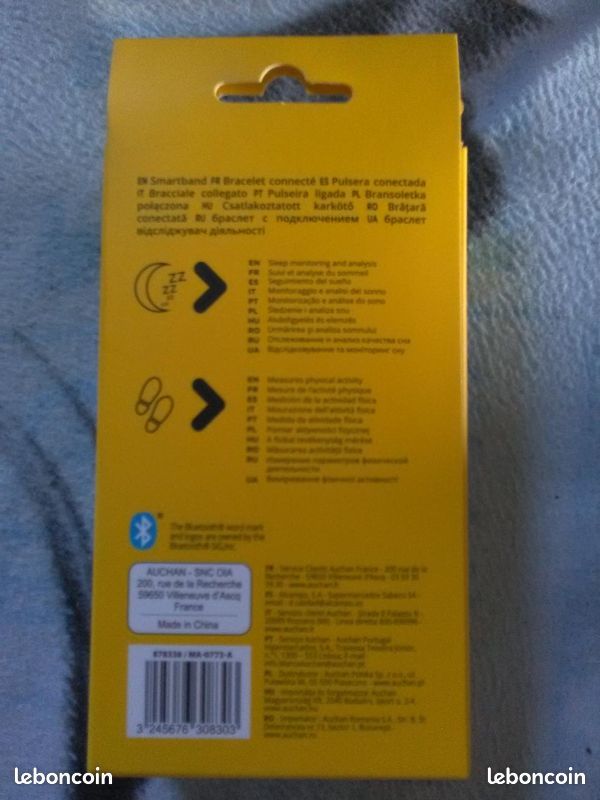 Bracelet connecte Inexive COMPLET et en parfait état, juste déballé jamais testé DANS SON EMBALLAGE D'ORIGINE (image 2)