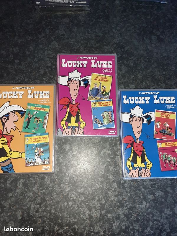 3 DVD LUCKY LUKE neufs sous blister (image 1)