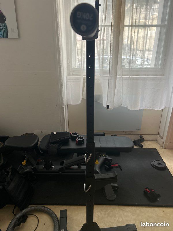 Chandelles +Barre Olympique 20kg (image 2)