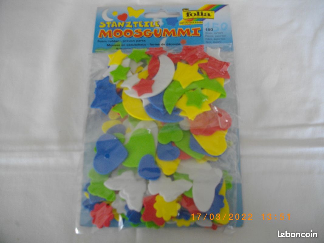 Un paquet de 150 motifs découpés pour enfant - (NEUF) (image 1)