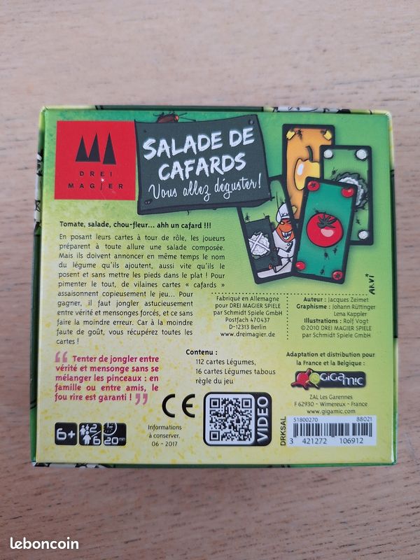 SALADE DE CAFARDS – LES MUSARDISES