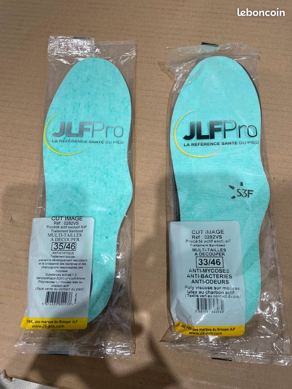 SEMELLES JLFPRO MULTI-TAILLES A DÉCOUPER 35/46 et 33/46 (image 1)