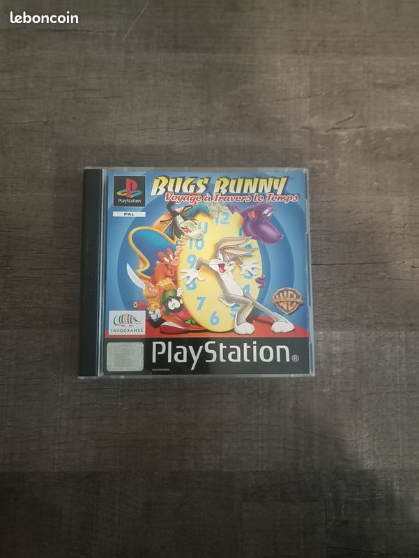 Bugs Bunny Voyage à Travers Le Temps Sur PS1 - Complet, Version PAL Française