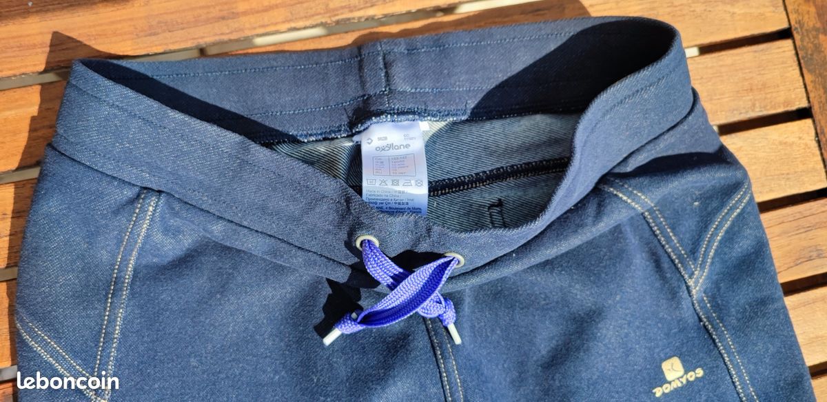 Pantalon jogging marine Domyos T 10 ans (image 2)