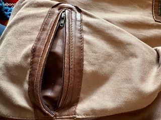 Veste ¾ en cuir d’agneau et fourrure véritable - OAKWOOD Taille XL – Excellent état (image 6)