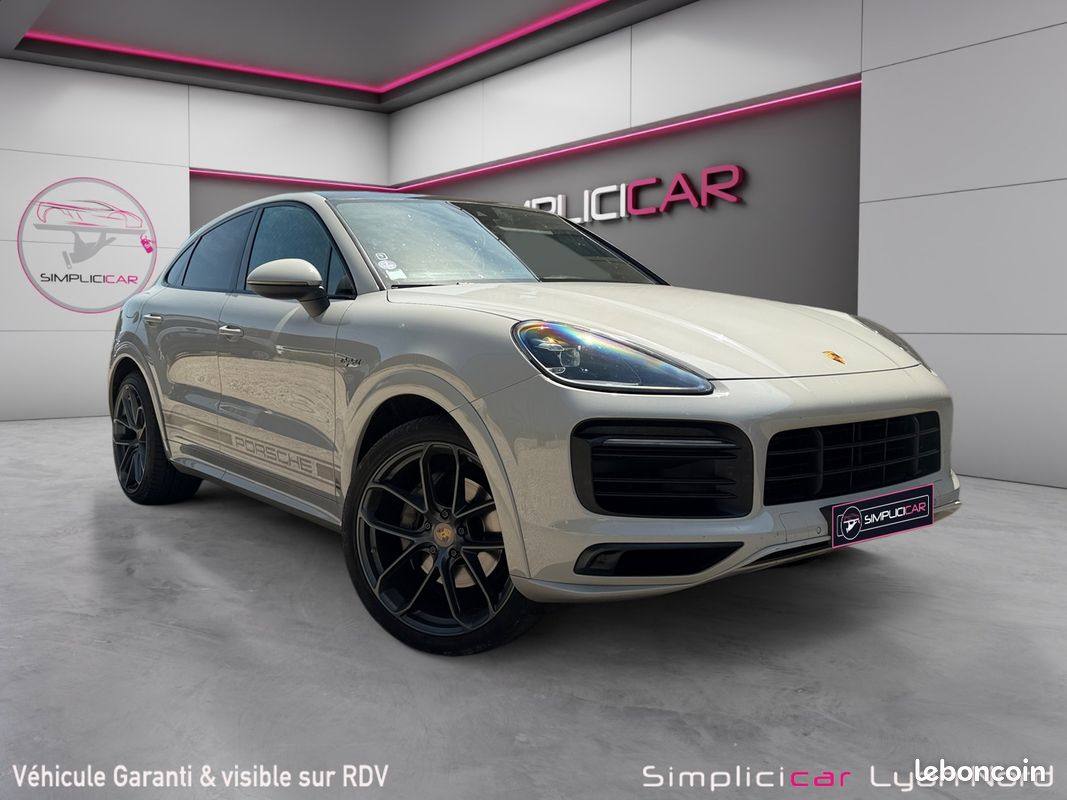 PORSCHE CAYENNE 3.0 V6 E-HYBRID COUPE PLATINIUM EDITION 462Ch Garantie 12 mois (image 1)