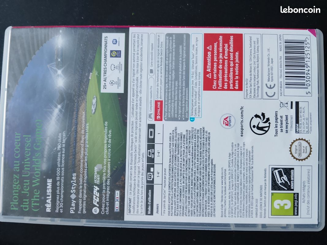 Nitendo Switch FC24 (image 3)