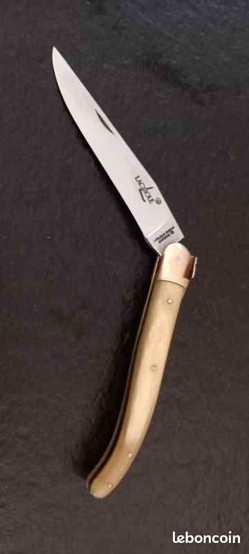 Couteau de poche pliable laguiole corne jamais utilisé 22.5cm (image 1)