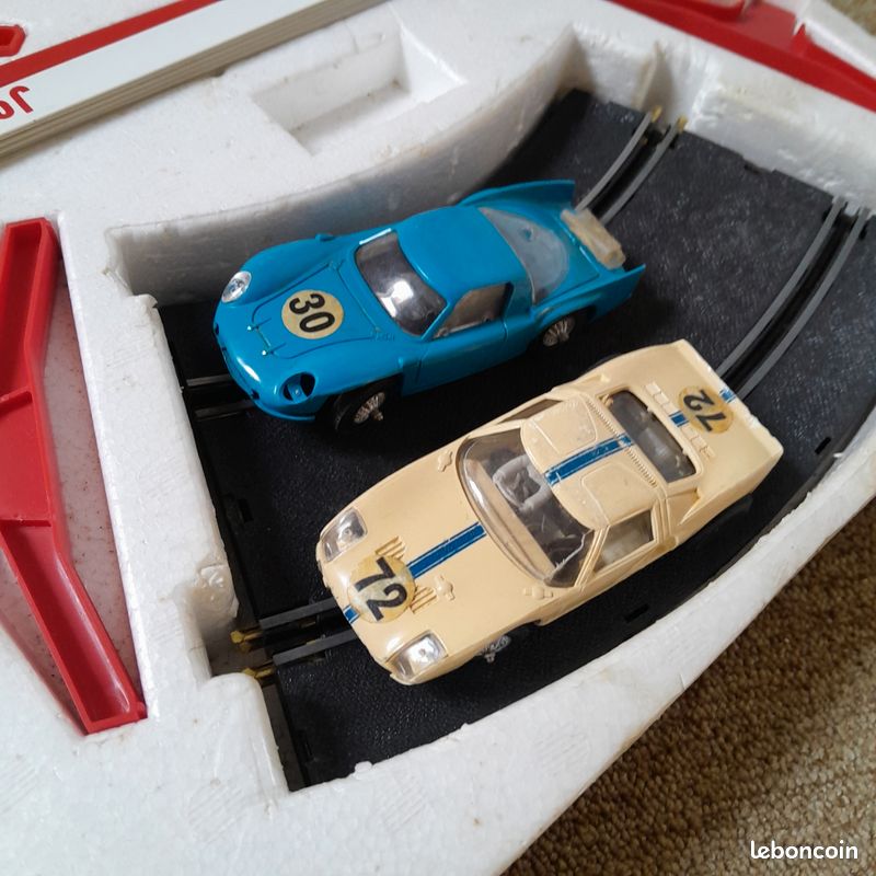 SLOT CAR TRIANG Minic Motorways M.1558 Mercedes 300 Sl #52 Beige EUR 78