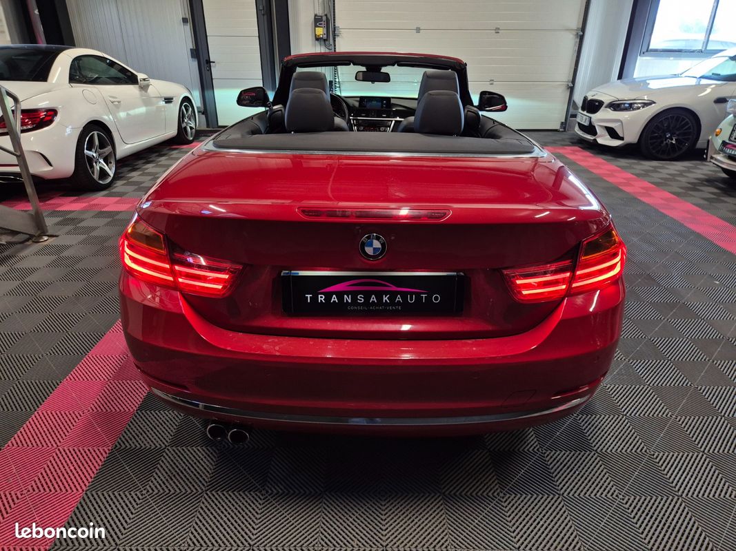 BMW SERIE 4 CABRIOLET F33 428i 245 ch Luxury A / REVISION A JOUR / BOITIER ETHANOL HOMOLOGUE (image 4)