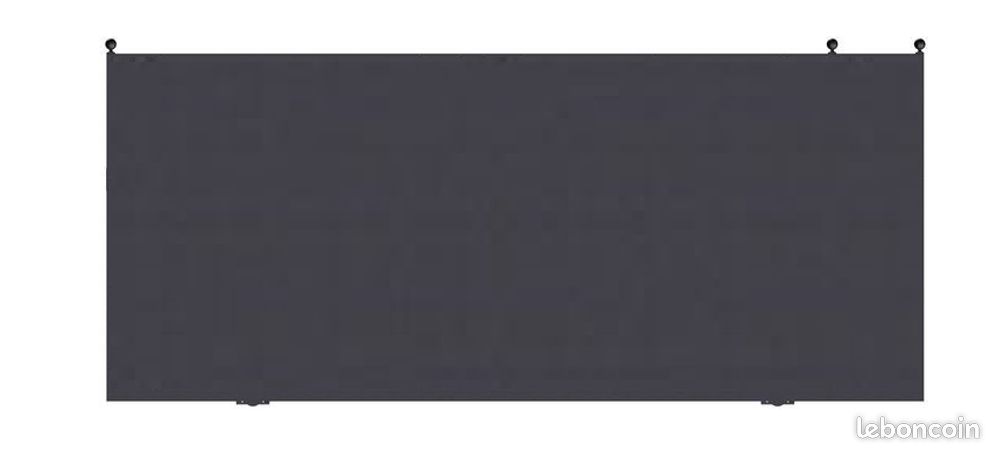 Portail coulissant aluminium 3m50 de long par 1m80 de haut (image 4)