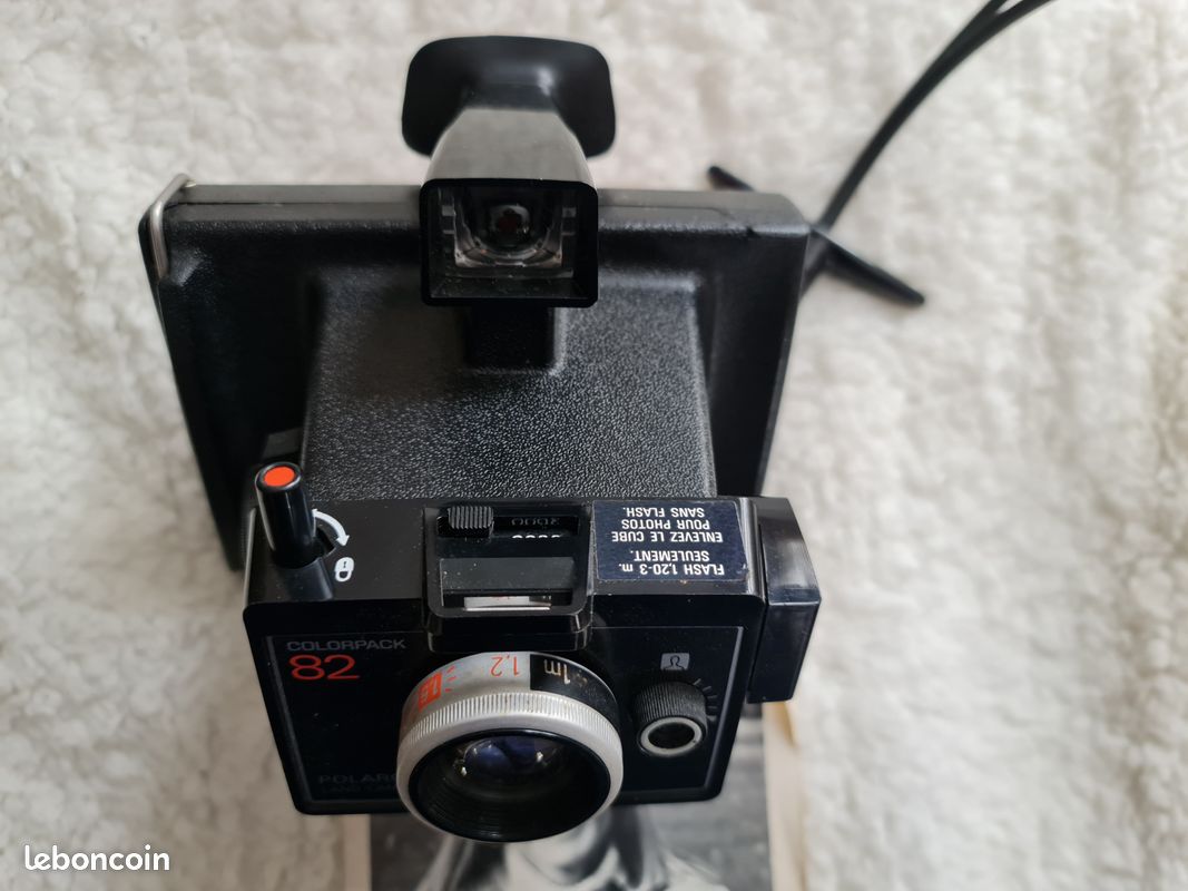Appareil photo instantané Polaroid Colorpack 82 avec étui d'origine